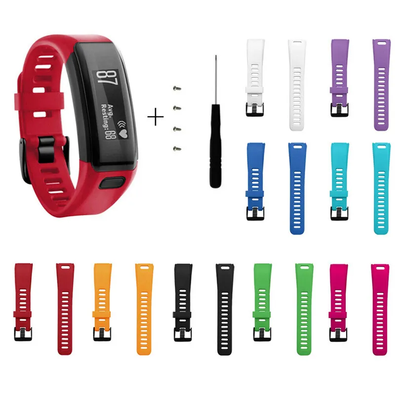 Замена силикона браслет ремешок для Garmin Vivosmart HR W/инструмент|Смарт-аксессуары| |