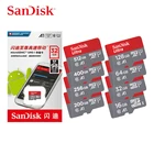 Карта памяти Micro SD SanDisk, 16 ГБ, 32 ГБ, 64 ГБ, 128 ГБ, 512 ГБ