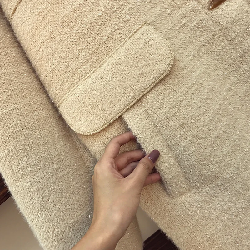 Новинка 2020 зимняя теплая куртка размера плюс Женская длинная меховая парка с