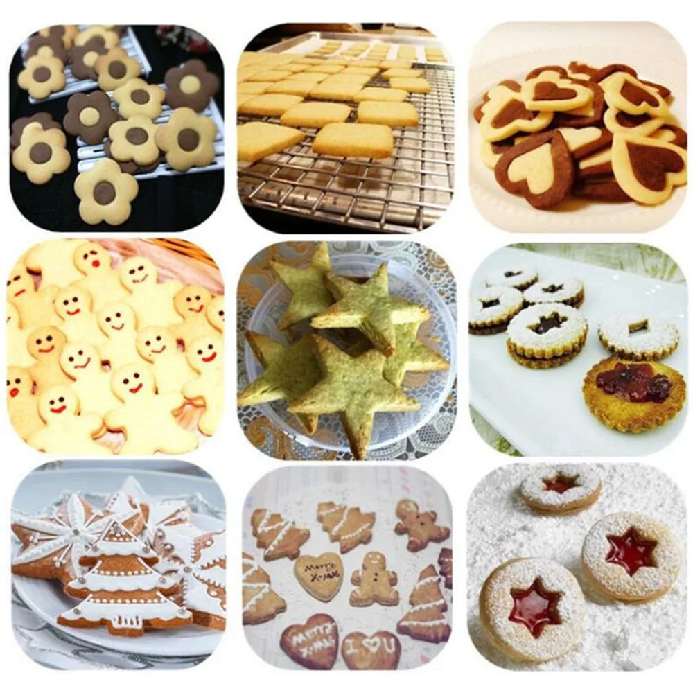 5 шт./компл. сердце формочка для печенья прессформы пластиковая лепешка Плунжер