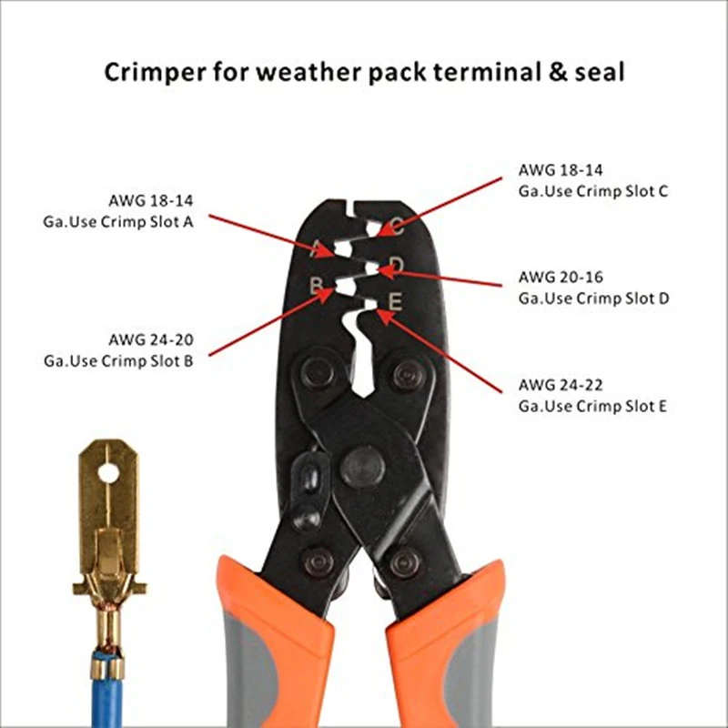 Обжимные плоскогубцы DR 1 для Molex Style DELPHI AMP TYCO клеммы Кримпер автомобильная Клемма
