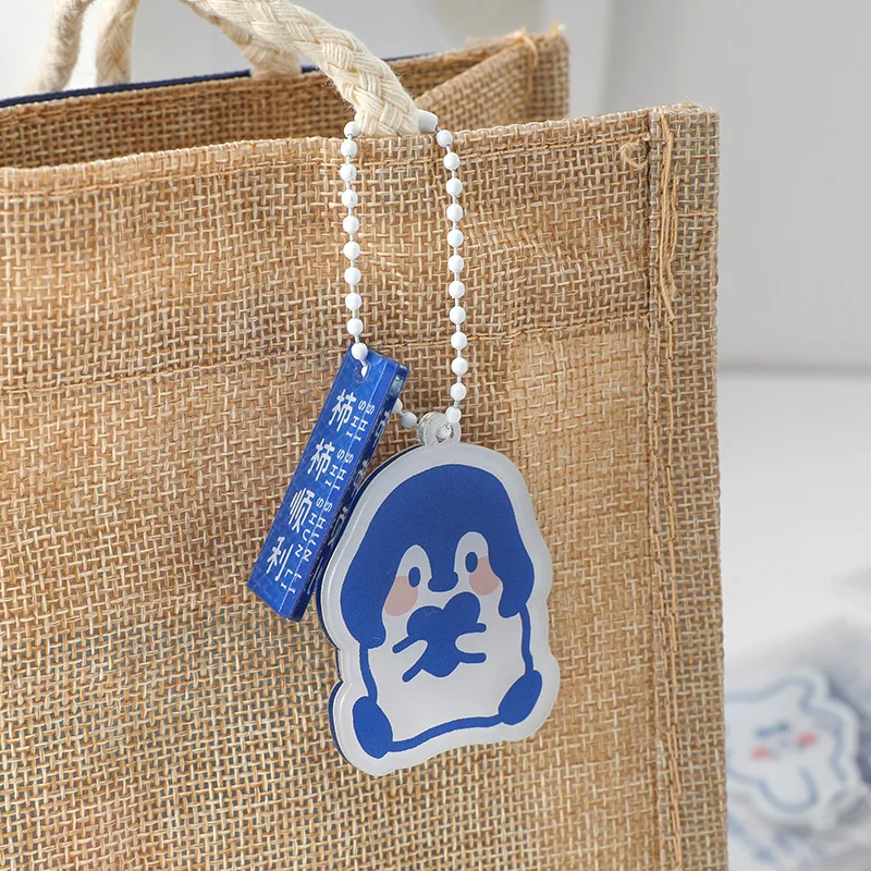 

1 шт. прочный акриловый синий милый мультяшный Кот Медведь Кролик MOHAMM брелок для ключей держатель сумки Украшение Искусство ремесла Сделай ...