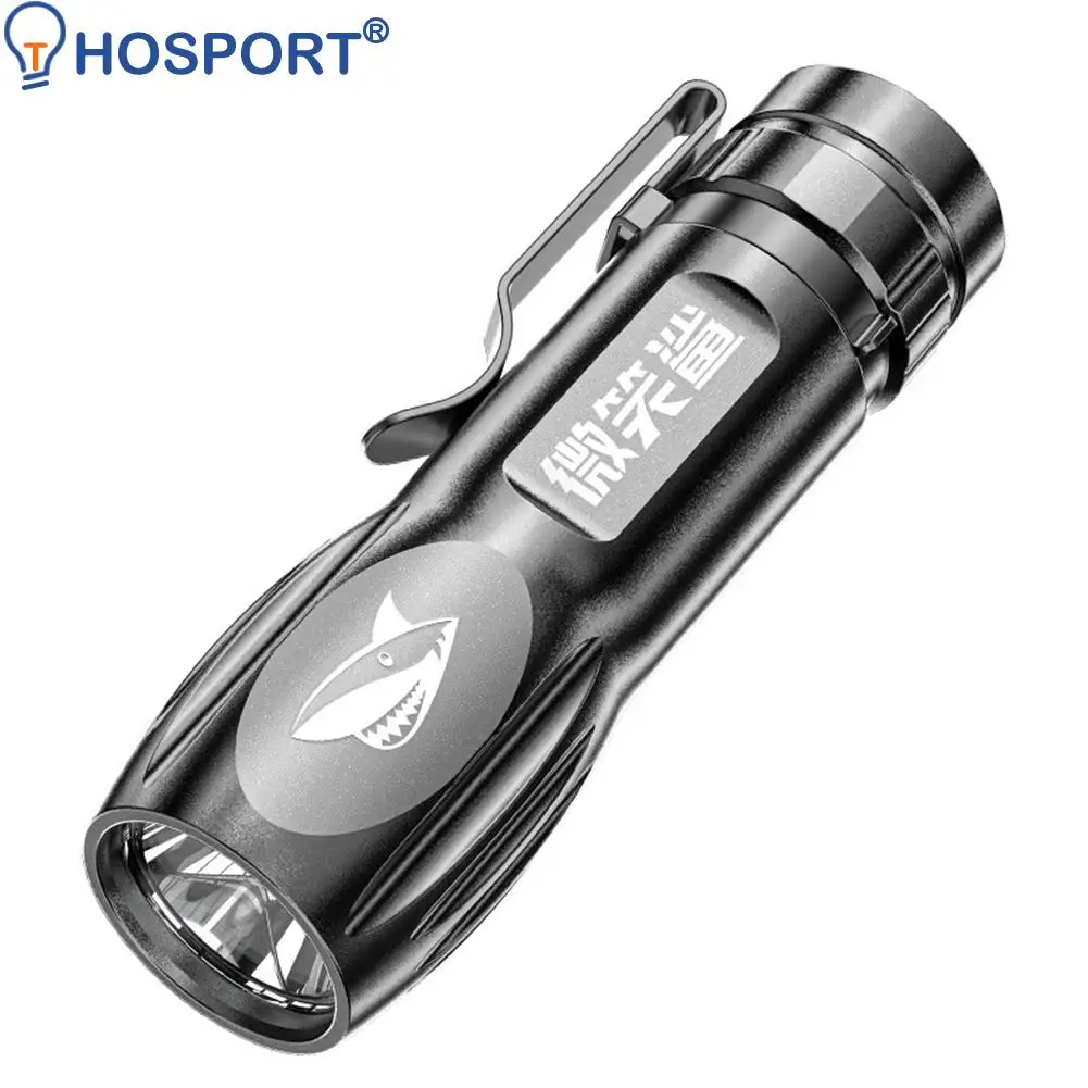 

Mini LED Beads Portable Flashlight with Built-in Lithium Battery Torch USB Rechargeable Searchlight for Outdoor Hiking Camping