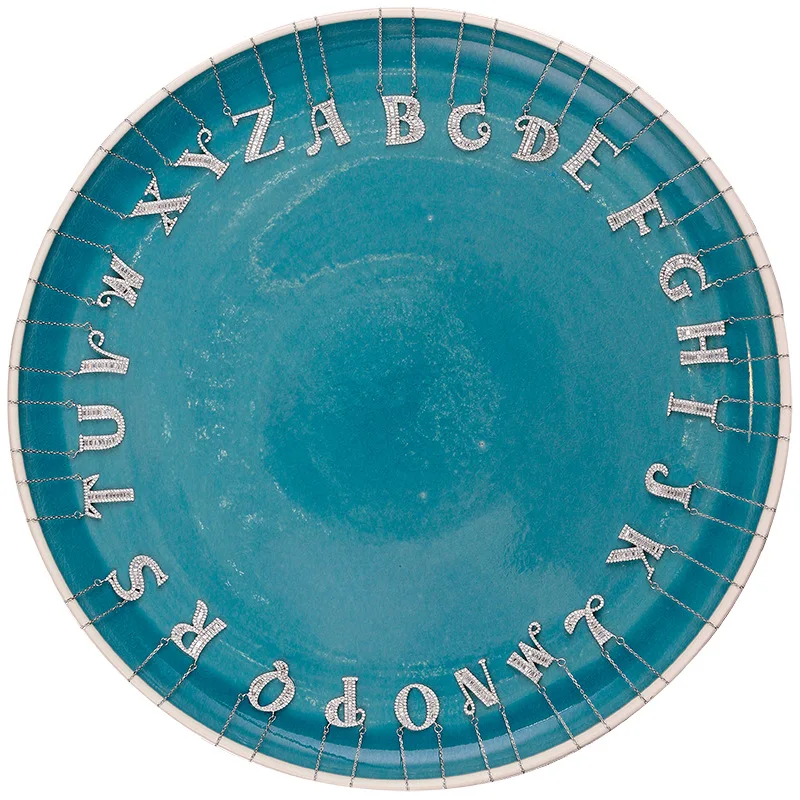 26 букв для женщин и мужчин хип-хоп ожерелье в стиле панк с подвеской роскошное