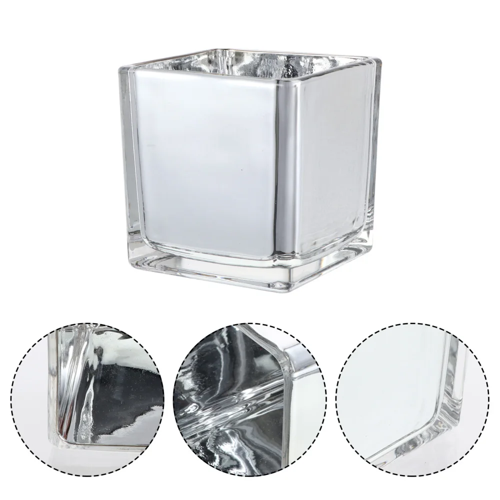 1 шт. нежное площади изысканный шикарный подсвечник для дома Стекло подставка