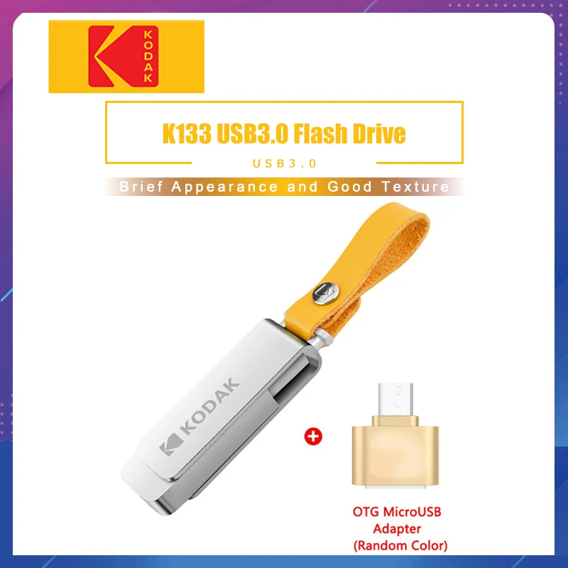 Флеш накопитель Kodak USB 256 металлическая флешка 128 ГБ 64 32 16 флэш память usb|USB