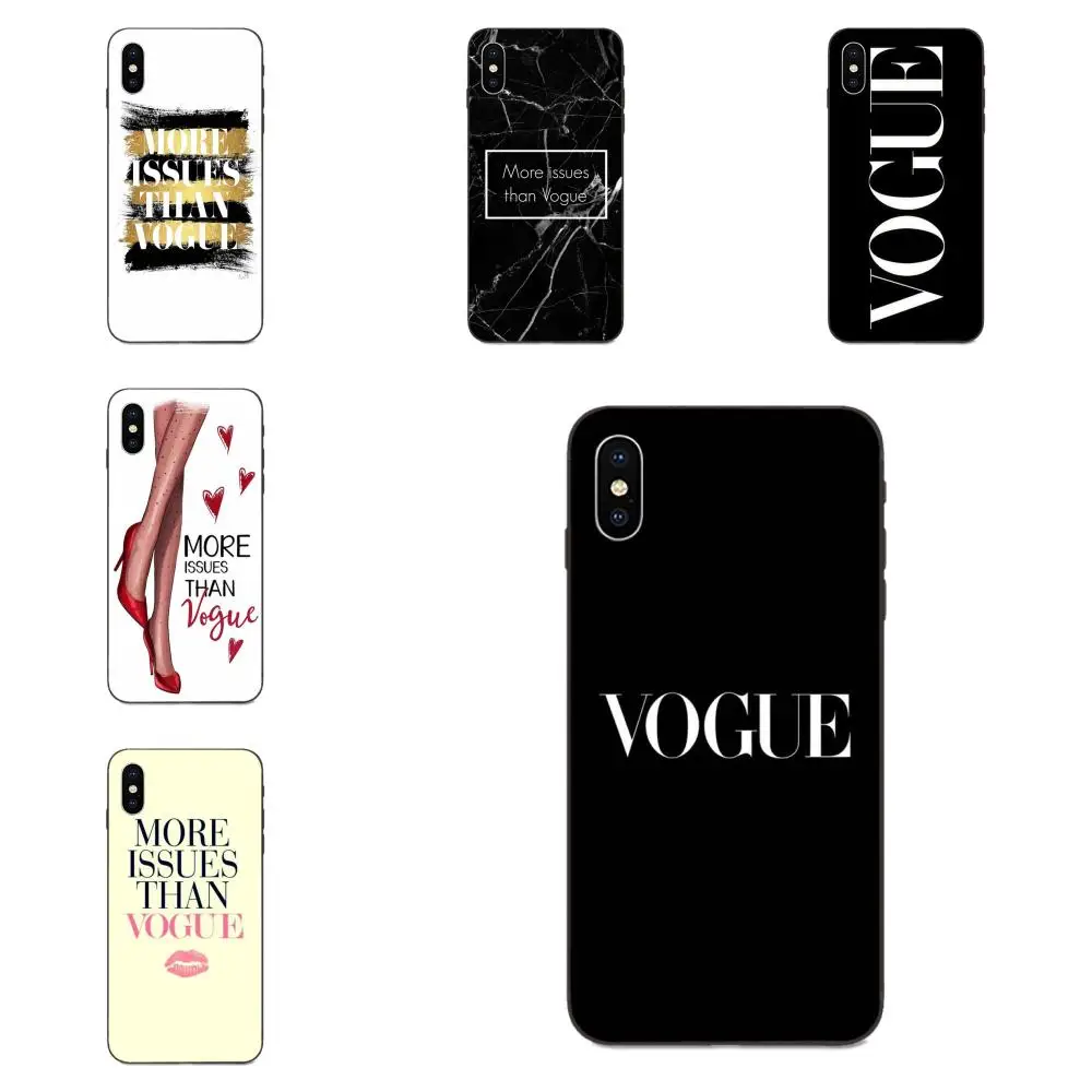 Абсолютно Новый надпись More Issues Than Vogue шаблон для Galaxy A10S A20S A2 Core A30S A40S A50S A70S A90 5G M10 M30S
