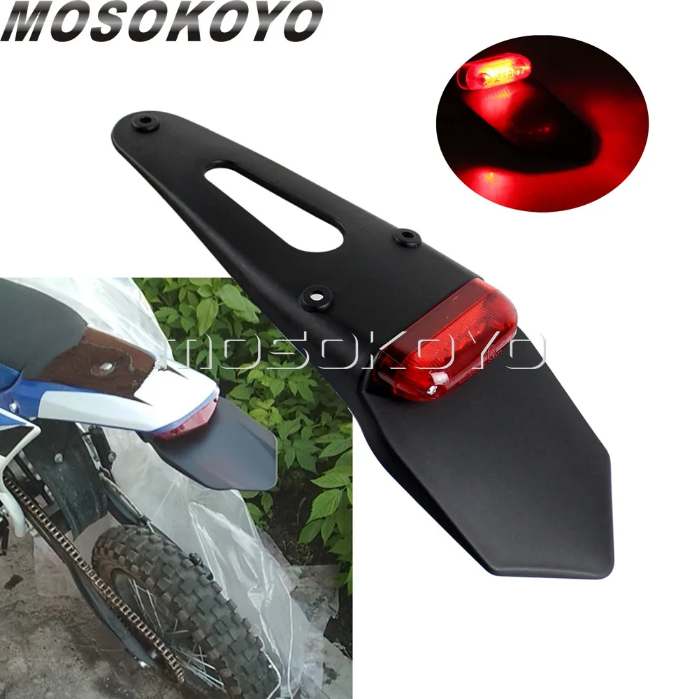 Задний светодиодный стоп сигнал для мотоциклов Enduro универсальный задний фонарь
