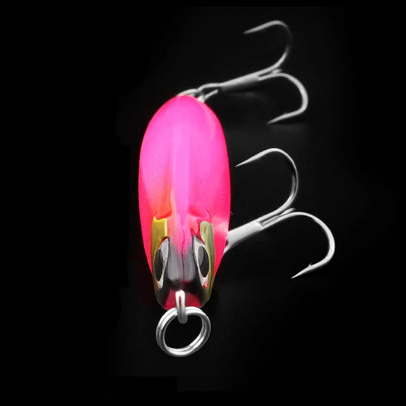 1PCS Winter Sinking Wobblers Pencil Fishing Lures 10g 14g Vibration Hard Bait Metal Hooks Artificial Baits For Pike Carp Pesca