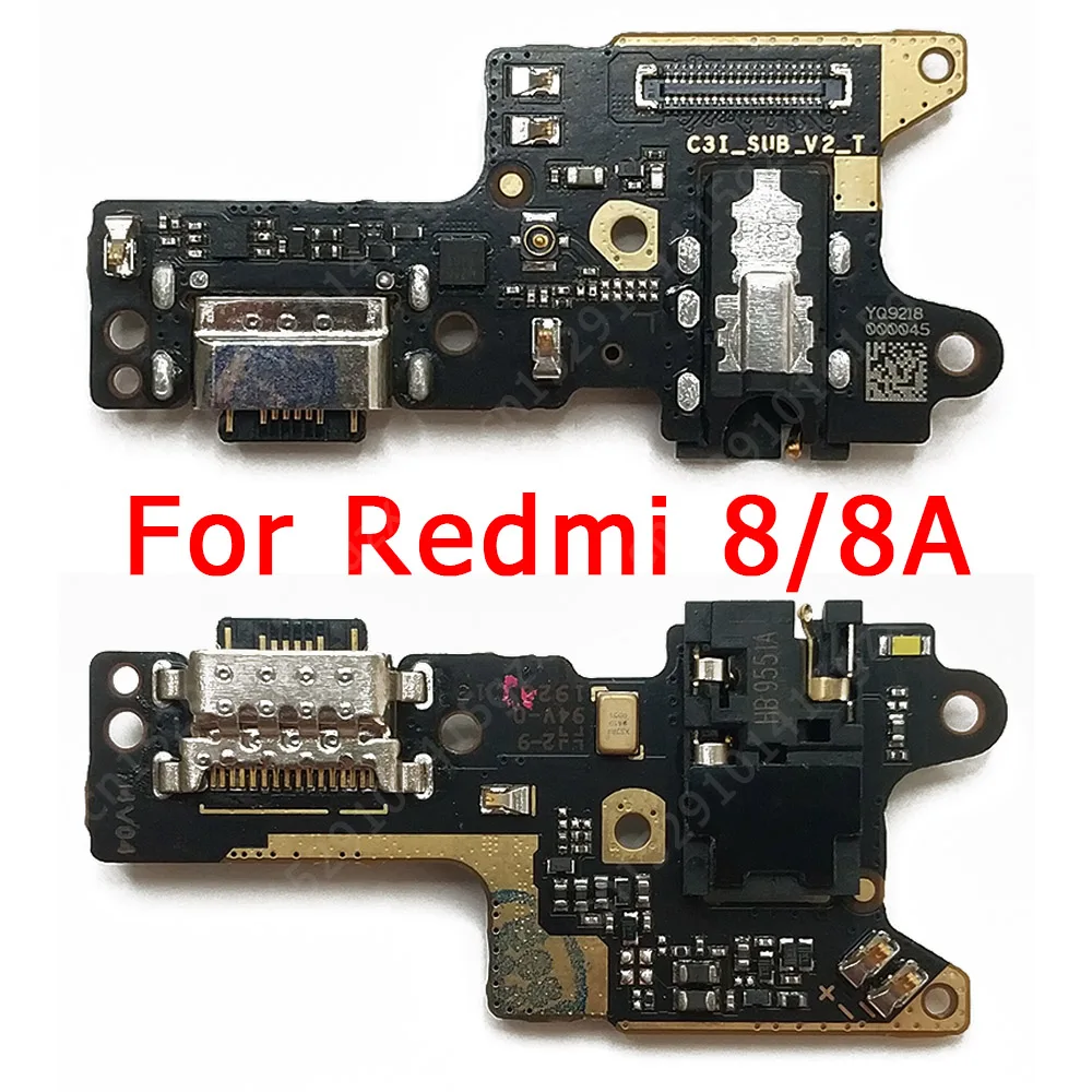 Оригинальная зарядная плата для Xiaomi Redmi 8 8A USB PCB док разъем гибкий кабель запасные