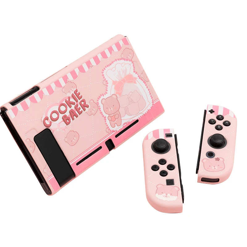 

Full Protection Case for Nintendo Switch Case Cartoon Cute Pink TPU Soft Cover Protective Shell For Nintendo Switch Accessories