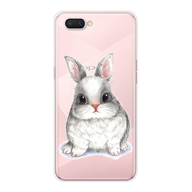 Чехол для Oppo A3S, чехол для Oppo A3S, мягкий мультяшный ТПУ силиконовый чехол для телефона, для Oppo A5 OPPOA5, чехол Realme C1 OPPOA3s, чехол, Fundas - Цвет: Белый