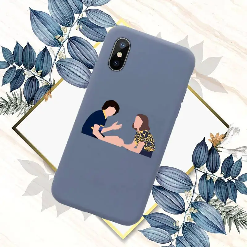 

Stranger Things Christmas Lights Phone Case Blue Candy Color for iPhone 11 12 mini pro XS MAX 8 7 6 6S Plus X SE 2020 XR