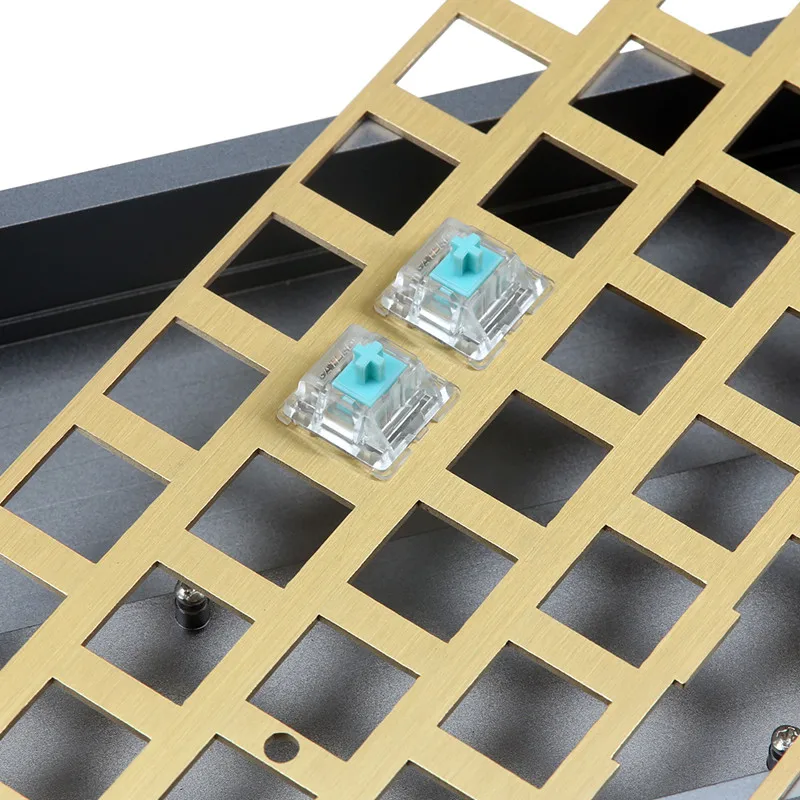 

Customized Mechanical Keyboard 65% Brass Positioning Plate
