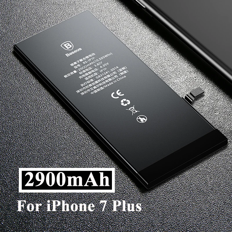 Литиевая батарея Baseus для iPhone 7 8 Plus, Сменные Аккумуляторы для телефонов, Емкость 3400 мАч, аккумулятор для телефонов Apple с бесплатными инструментами - Цвет: For iPhone 7 Plus