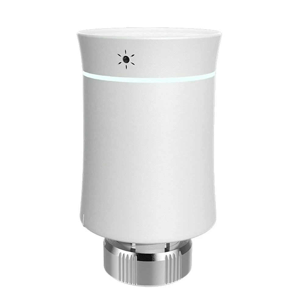 

Термостатический клапан Tuya Zigbee TRV, светодиодный контроллер температуры для умного дома, с постоянным радиатором, для Alexa Google Home