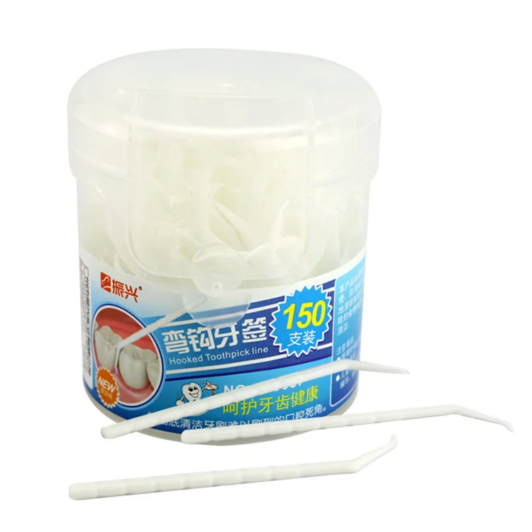 Восстанавливающие 150 Бытовые Пластиковые односторонние зубочистки крючки