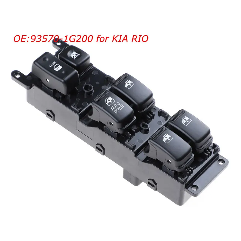 

OEM 93570-1G200 For KIA RiO 2007 2008 2009 Car Front Left Electric Power Window Master Switch 14Pins Accessories 935701G200