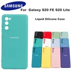 Чехол для Samsung Galaxy S20 FE 5G, высококачественный мягкий силиконовый чехол с шелковистым покрытием, защитный чехол S20Lite FAN Edition