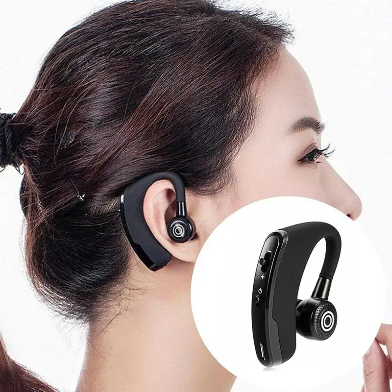 1 шт. V9 Csr Handsfree Беспроводные Bluetooth наушники шумоподавление Бизнес гарнитура с микрофоном Спорт Auriculares для Xiaomi