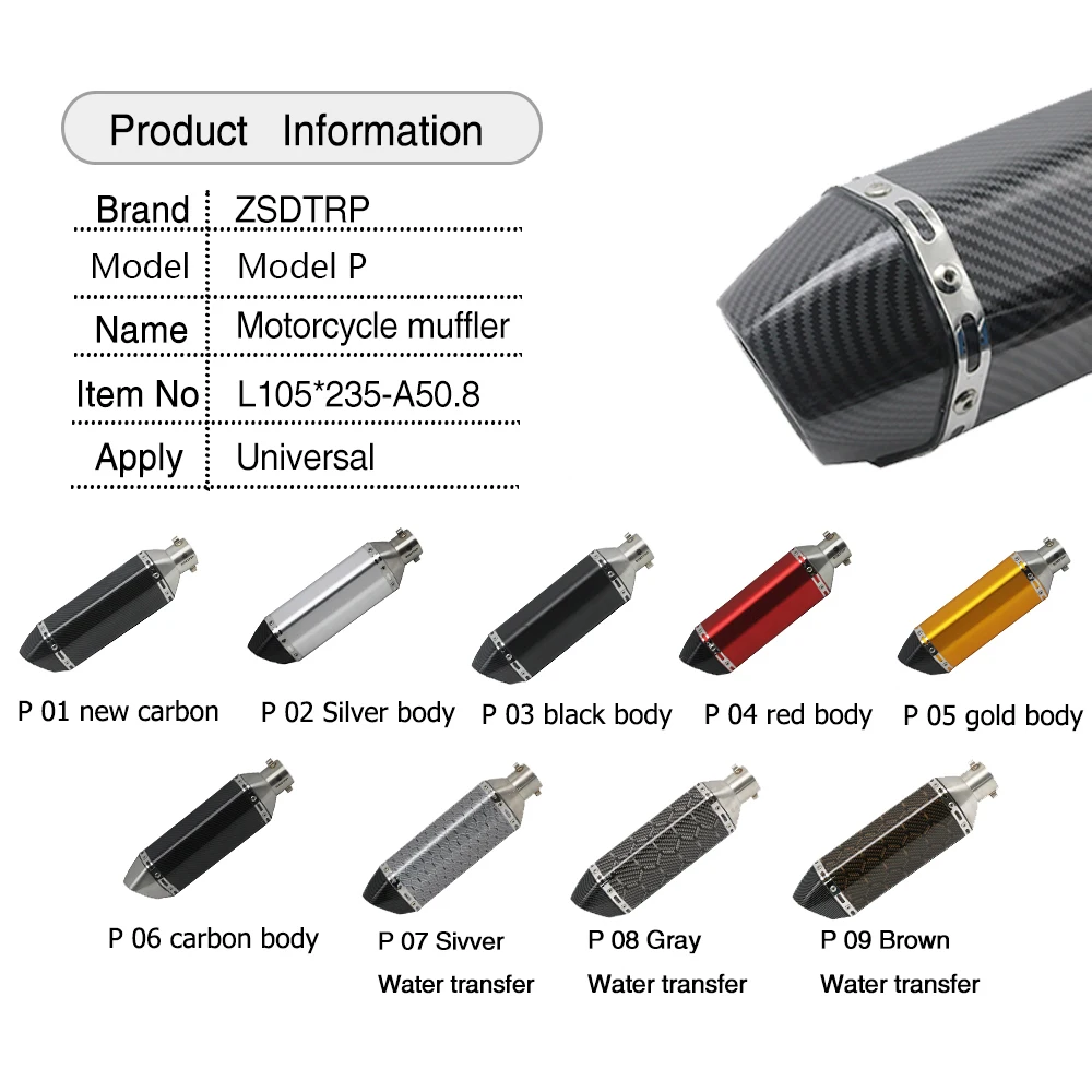 Выхлопной глушитель Alconstar гоночного мотоцикла модифицирующий выхлопных газов