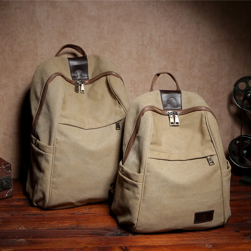 Винтажное крепкое полотно женский рюкзак ученик средней школы сумка дорожная На