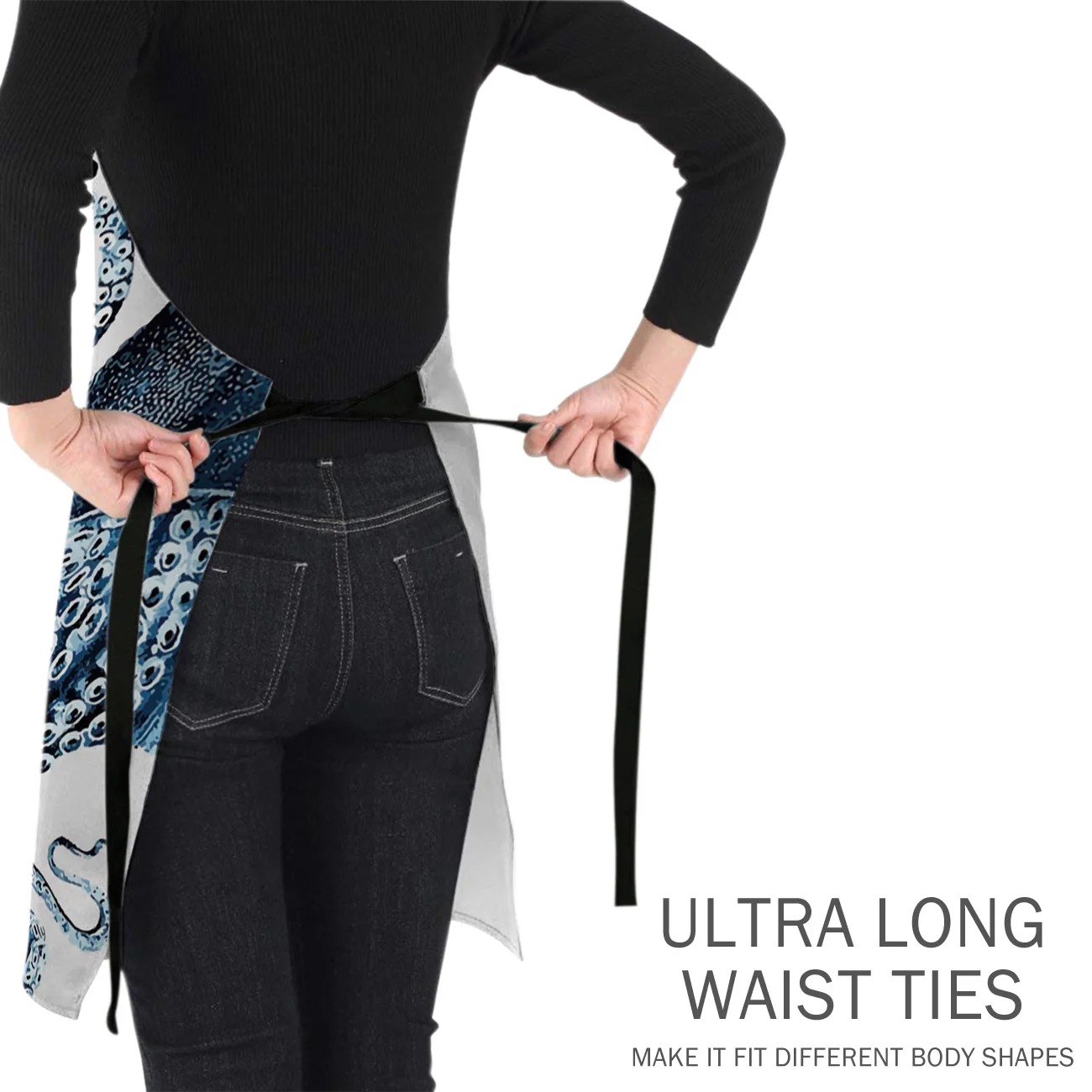 Осьминог Ктулху Кухонные фартуки Барбекю нагрудник фартук для приготовления