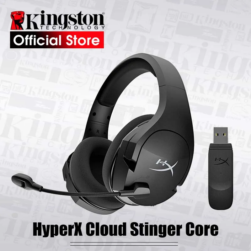 

Kingston HyperX Cloud Stinger Core Gaming Headset Gaming-grade wireless with 7.1 Surround Sound with Noise-cancelling mic