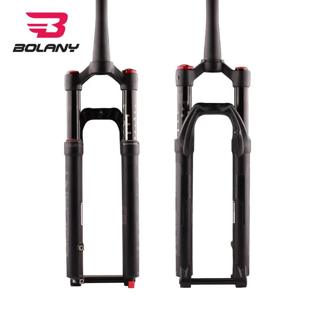 Вилка BOLANY MTB сквозь ось с регулировкой отскока соло пневматическая передняя