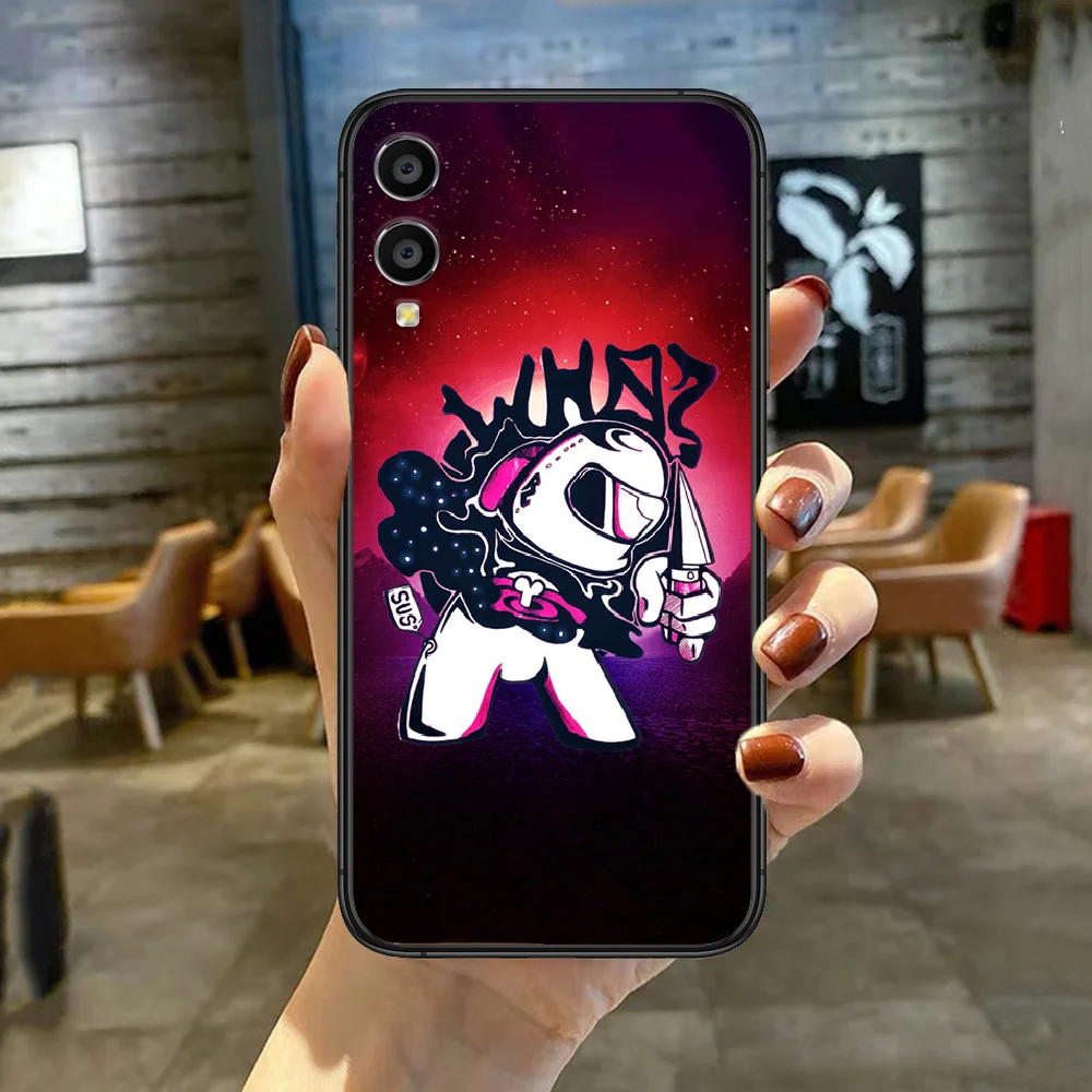 

Hot Game Among us Phone Case For HUAWEI Honor Nova 5 7 8 9 10 20 30 A C T I X Lite Pro black Shell Pretty Bumper Soft Waterproof