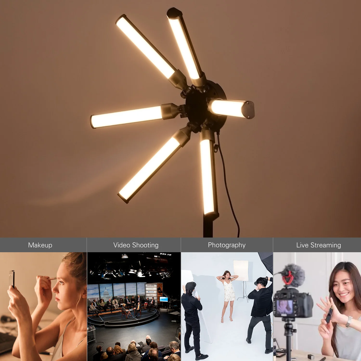 TL-900S светильник для цифровой фотографии в форме звезды круглый s 3200 K-5600 K