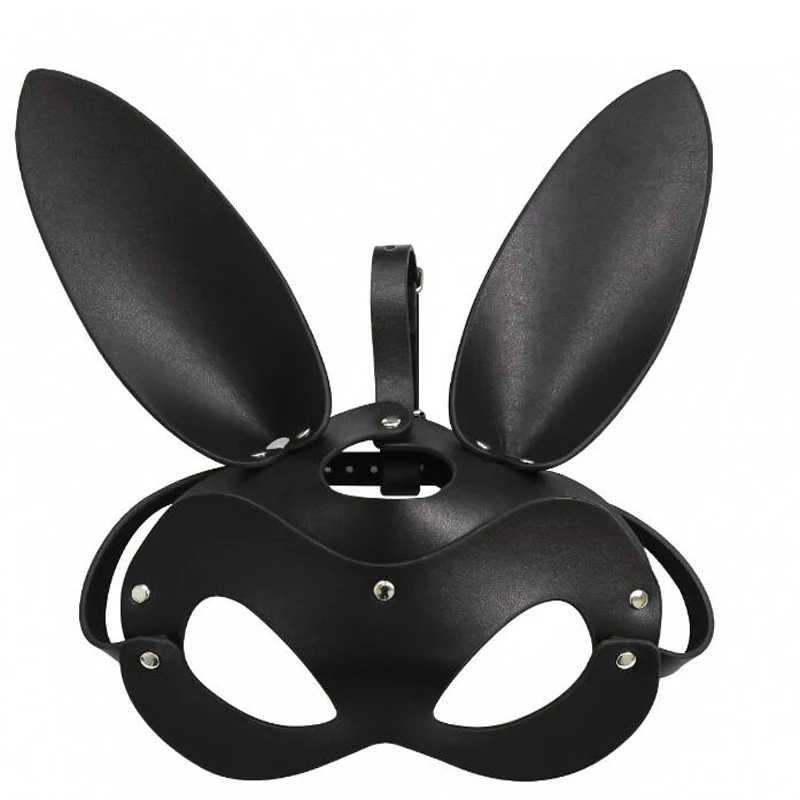 Женские кожаные аксессуары для косплея винтажные волос с заклепками маска на
