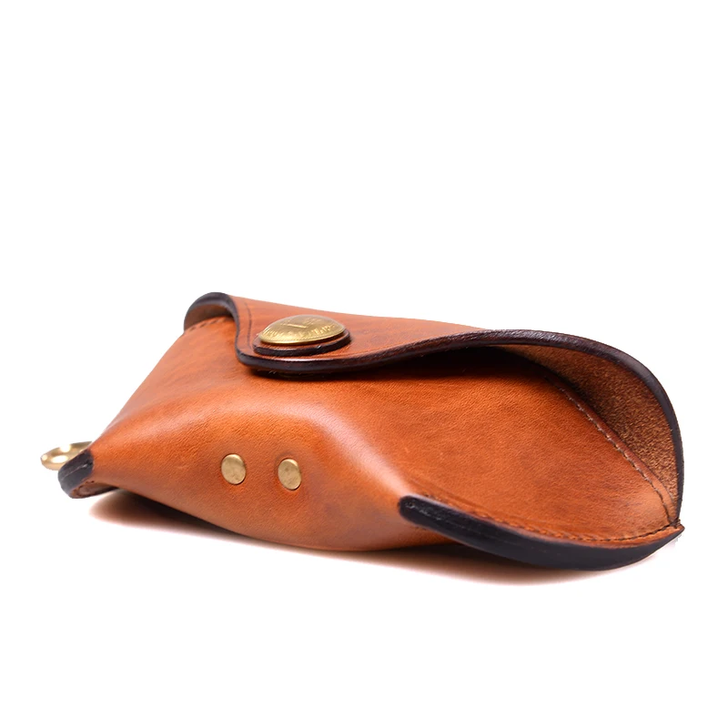 Кожаный винтажный Чехол унисекс кошельки для солнцезащитных очков из дубленой