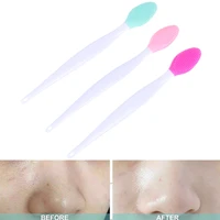 1pc facial cleaning brush silicone wash face exfoliating blackhead facial cleansing brush tools beauty skin care tool