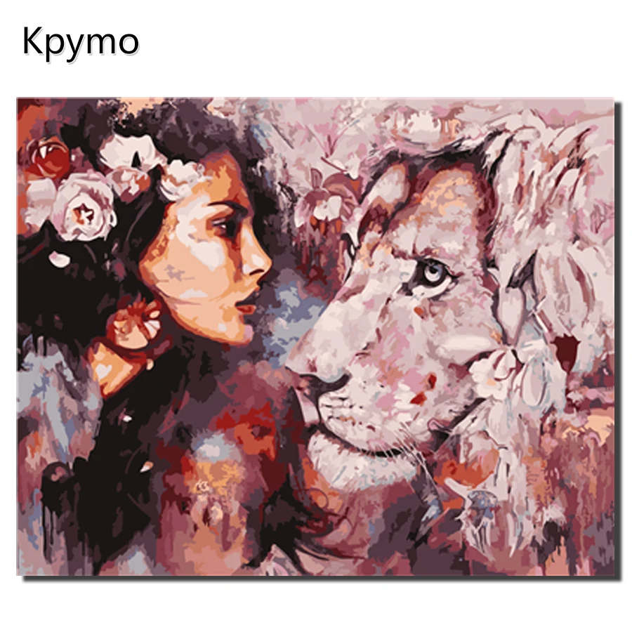 Kpymo Василий картина с собором по номерам Европа Абстрактная живопись Домашний
