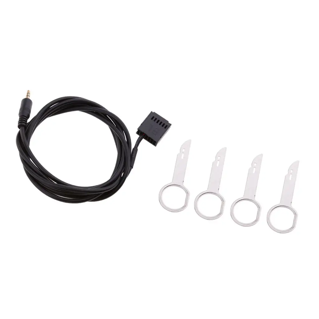 

Аудиовход AUX со штыревыми соединителями 3,5 мм, аксессуары для автомобильного проигрывателя Fiesta