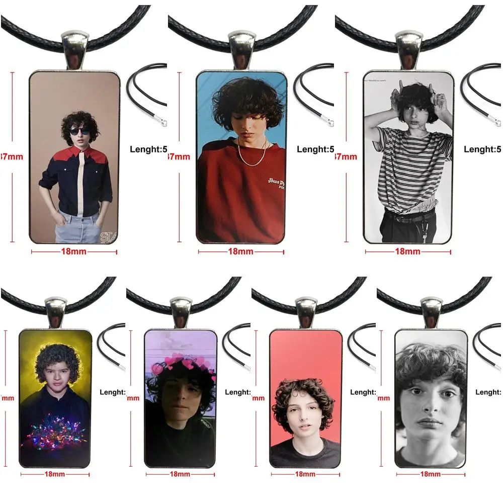 Для женщин подарок для девушек ТВ Finn Wolfhard Stranger Gs стеклянный кабошон кулон