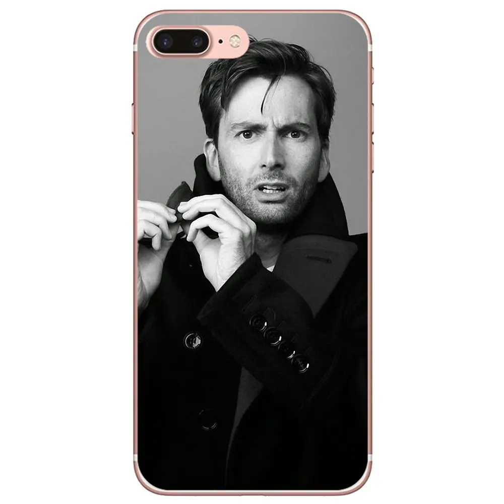 Для iPhone 10 11 12 13 Mini Pro 4S SE 5C 6 6S 7 8 X XR XS Plus Max 2020 Tardis Доктор Кто с Дэвидом Теннант чехлы