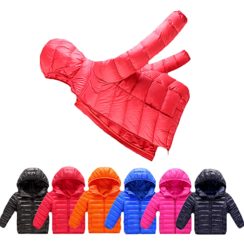 Новое Детское пальто зимняя куртка для маленьких девочек Теплые мальчиков