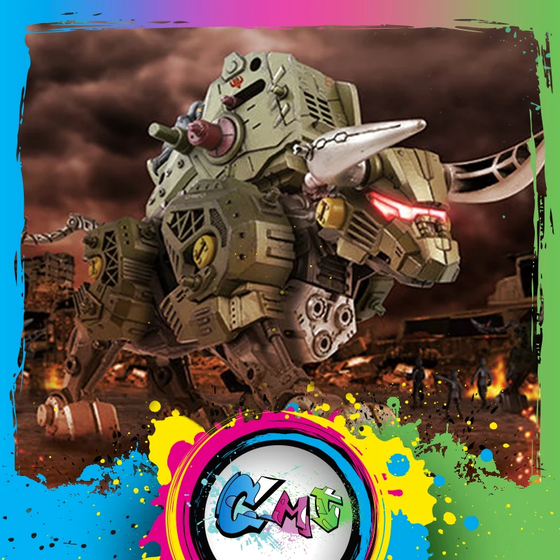 Набор Аниме моделей CMT в наличии TAKARA TOMY ZOIDS ZW26 CANNON BULL игрушки из ПВХ|Игровые