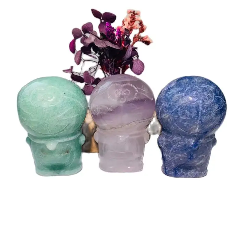 

Оптовая продажа, различные резьбы, мультяшный Кот, полированный Кристалл высокого качества для подарка и домашнего декора LH