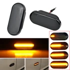 Динамические СВЕТОДИОДНЫЕ указатели поворота, боковой габаритный фонарь для VW Volkswagen Bora, Golf 34, Passat 3B, Polo 6N, Sharan, Vento, T5, SEAT, Ibiza, 2 шт.