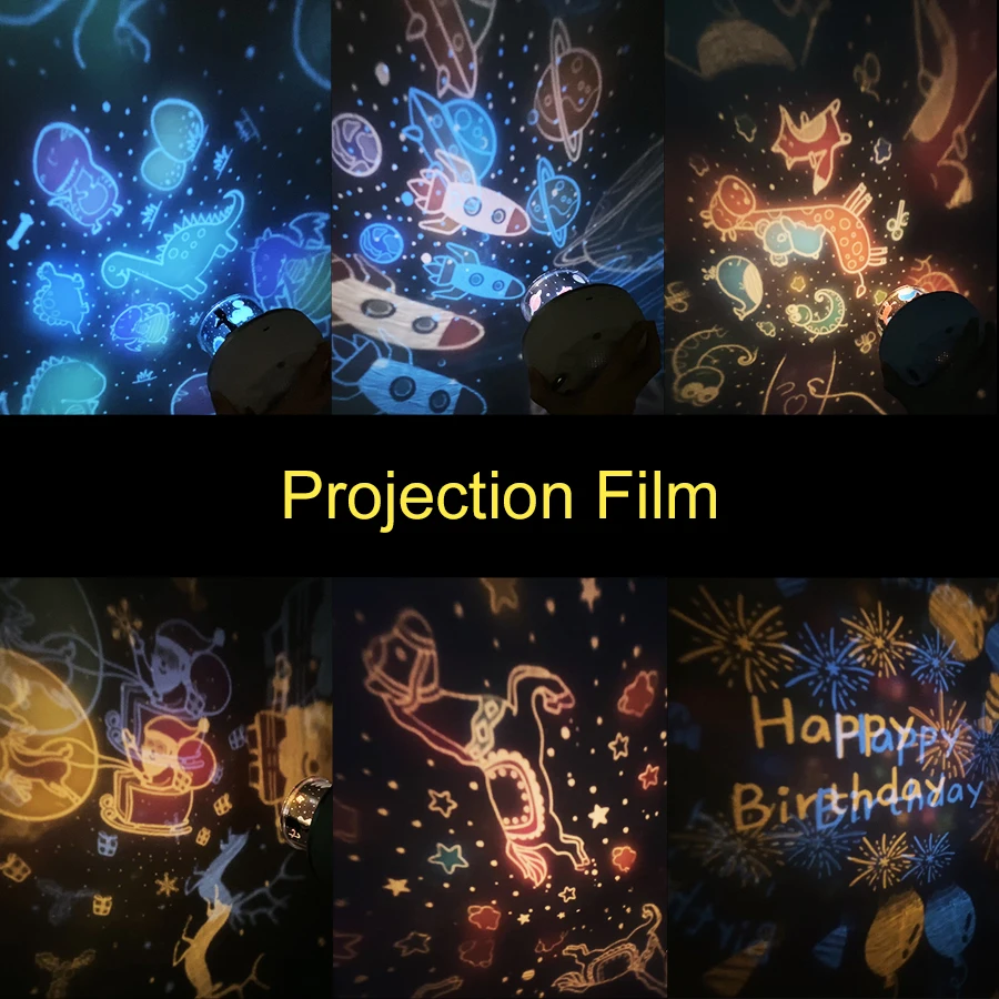 

Bluetooth Children Projector Lamp Music Box Speaker LED Night Light Starry Sky Rotate Colorful Flashing Baby Gift For Kids