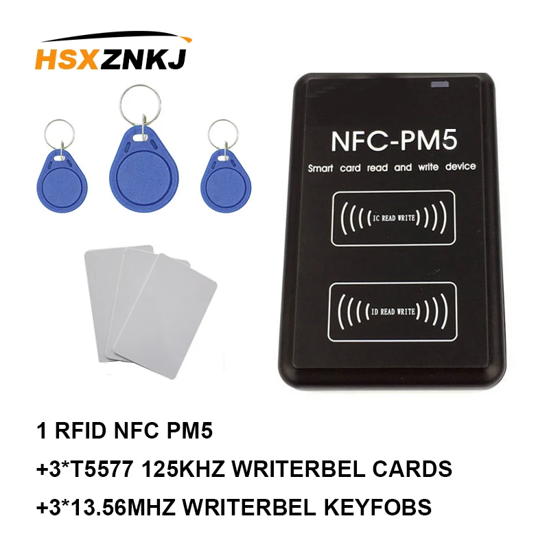 Nfc pm3 Id 125 кГц T5577 Em4305 Rfid Копир Ic ридер репликатор Новый pm5 13 56 МГц F08 S50 функция