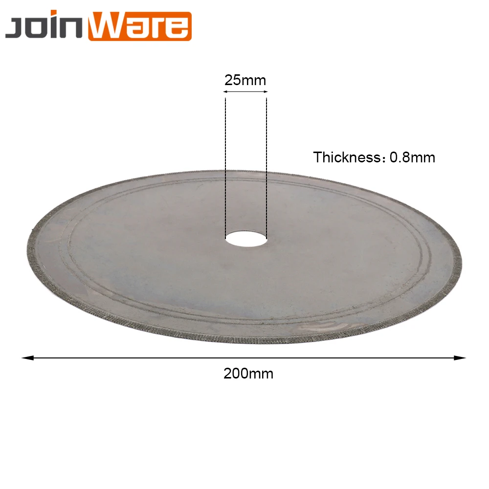 Алмазные шлифовальные пилы 200 мм торцевое лезвие сверхтонкий диск для влажной