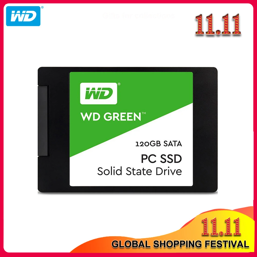 Внутренний твердотельный накопитель Western Digital SSD 120 ГБ 240 SATA 3 2 5 дюйма внутренний
