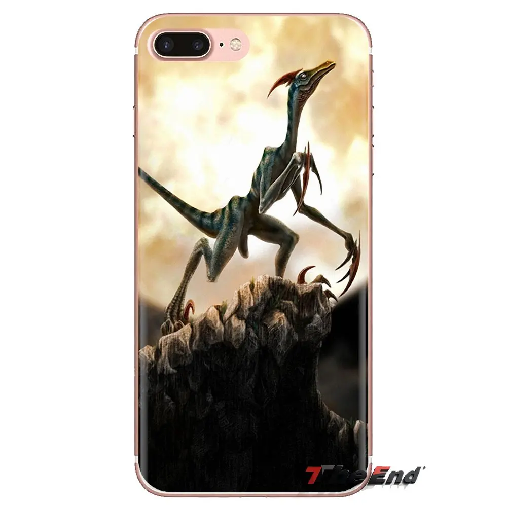 С рисунком в виде динозавра с открытым носом для iPhone XS Max XR X 4 4S 5 5S 5C SE 6 6S 7 8 плюс samsung