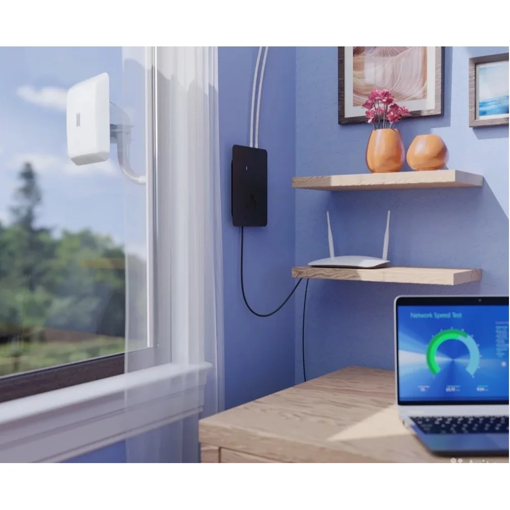 Комплект интернета USB модем LTE 4G 3G Huawei e3372 WIFI роутер Mimo панельная антенна интернет