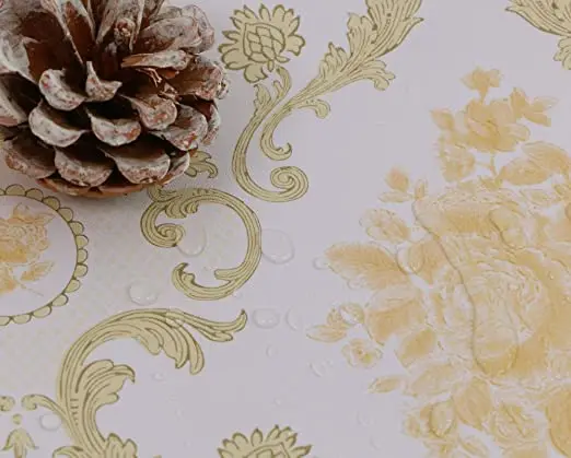 Винтажная Дамасская Цветочная настенная бумага виниловая текстурированная