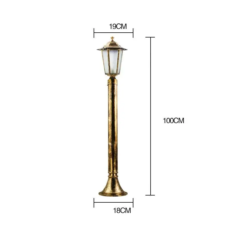 Sokak Lambasi Lamp Lampadaire European De Rue Home Jalan Tenaga Surya Farola garden Lampione Off Road Plaza Street Light | Лампы и